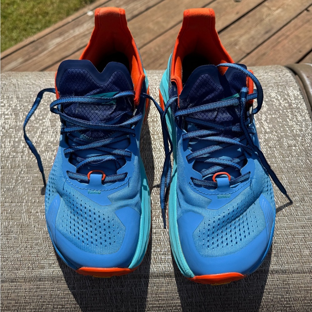 Altra Olympus 5 Orange and Blue Sneakers